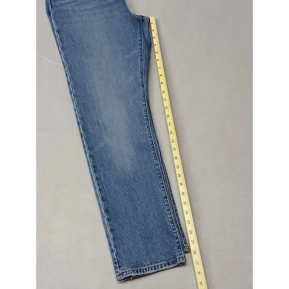 Levi's (29x30) 501 Men's Straight Fit Blue Denim Jeans